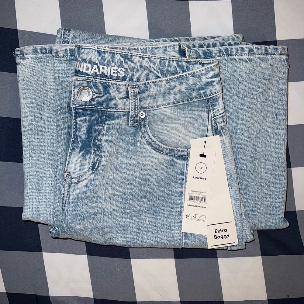 No Boundaries Light Blue Flare & Wide Leg Jeans